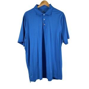 Southern Tide Blue Stripe BRRR. Polo XXL